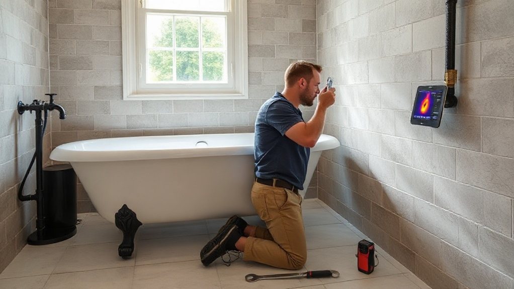 Trace and access leak detection engineer with thermal imaging in South Tottenham